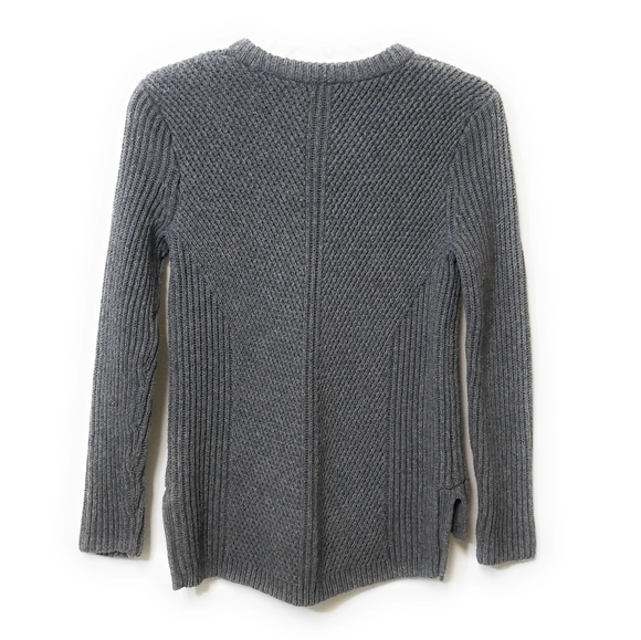 MADEWELL Gray Textured Crewneck Sweater Size S - Picture 7 of 8